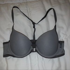 💙Aerie Gray Front Clip Bra
